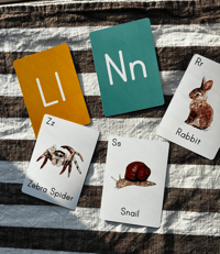Nature Alphabet Flashcards