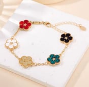 Image of Lucky Clover Bracelet (Rainbow Multi Colors)