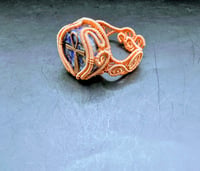 Image 1 of Lapis Lazuli Ankh Bracelet 