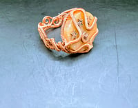 Image 5 of Clear and Rose Quartz Bracelet 