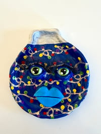 Blue Holiday Lights Ornament