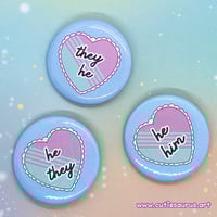 Image 3 of Button - Pastel Pronoun