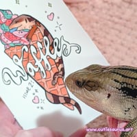 Image 3 of Comic - Waffles #2 (Blue Tongue Lizard Minicomic)