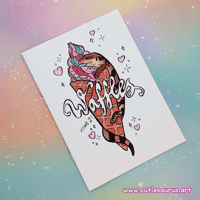 Image 1 of Comic - Waffles #2 (Blue Tongue Lizard Minicomic)