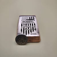 Image 3 of Normal Isn't Coming Back Copper Bar