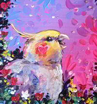 Image 6 of Commission for a heart shaped canvas, one pet per painting 