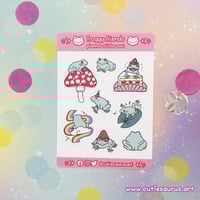 Sticker Sheet - Froggy Friends
