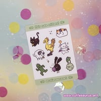 Sticker Sheet - FFXIV Critters
