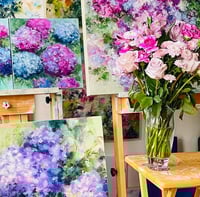 Image 1 of Townsville Painting Workshop / Masterclass - Still Life Abstract  'Floral'