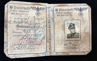 Image 3 of WW2 (Nazi Germany) Waffen SS Armed Forces, Armored Vehicle Driver ID Document - Reproduction