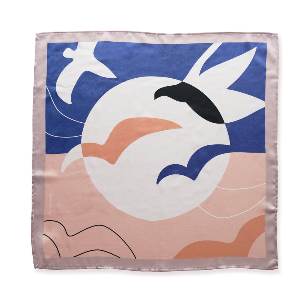 Image of Silk Scalf – Sunny and Birdy