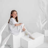  Wooden box  white 40x40x50 