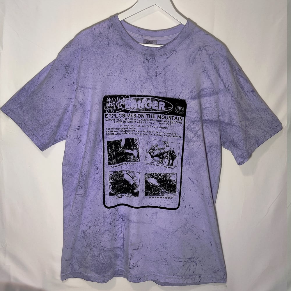 Image of "EXPLOSIVES ON THE MOUNTAIN" short-sleeve