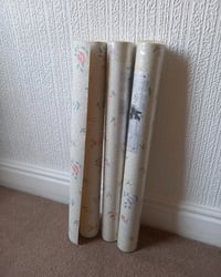 1990s Vintage Storey's Wallpaper Rolls - Ditsy Floral Flowers Cottagecore - (Set of 3 Rolls) – detail view 9