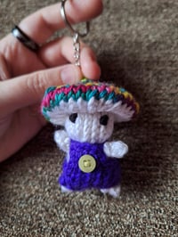 Image 4 of Tiny Mushroom Dude Keychain