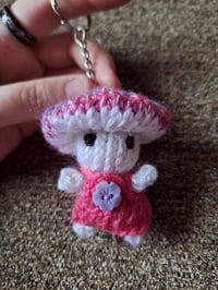 Image 5 of Tiny Mushroom Dude Keychain