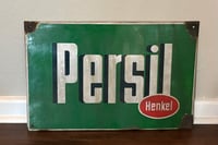 Image 2 of Vintage (ca. 1950s) German (Enamel) Persil Washing Powder Advertising Sign