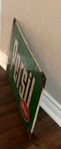 Image 4 of Vintage (ca. 1950s) German (Enamel) Persil Washing Powder Advertising Sign