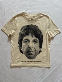 Image 3 of LEONARD COHEN FACE BABY STYLE TEE 