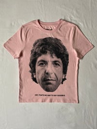Image 4 of LEONARD COHEN FACE BABY STYLE TEE 