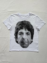 Image 2 of LEONARD COHEN FACE BABY TEE 