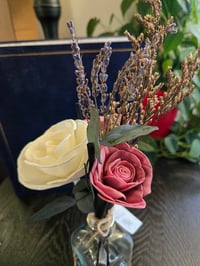 Image 4 of Roped Rose and Mauve Roses Floral Reed Diffuser