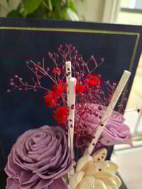 Image 1 of Roped Crown Jewel and Purple Roses Floral Reed Diffuser
