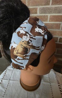 Image 2 of Cotton Twist Headband- There's Beef
