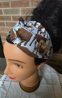 Image 1 of Cotton Twist Headband- There's Beef