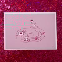 Love Rats Postcard/Mini-Print