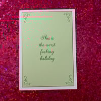 Image 3 of Worst Holiday Card (4 Color Options)