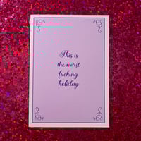 Image 4 of Worst Holiday Card (4 Color Options)