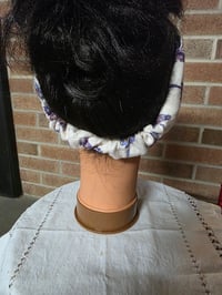 Image 4 of Cotton Flannel Twist Headband in Butterflies 