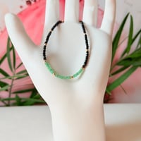 Image 5 of Dainty genuine Esmerald  Bracelet 