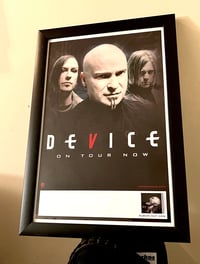 Image 3 of Device Album Promotional 12" x 17" Double-Sided Autographed Framed Poster 2013 (1 available)