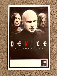 Image 2 of Device Album Promotional 12" x 17" Double-Sided Autographed Framed Poster 2013 (1 available)