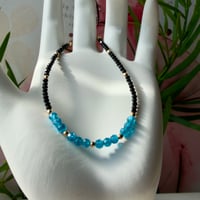 Image 3 of Dainty genuine apatite  Bracelet 