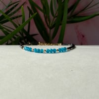 Image 4 of Dainty genuine apatite  Bracelet 