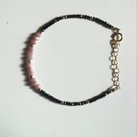 Image 4 of Dainty pink agate  Bracelet 