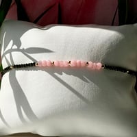 Image 3 of Dainty pink agate  Bracelet 