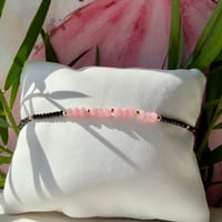 Image 5 of Dainty pink agate  Bracelet 