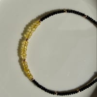 Image 3 of Dainty genuine yelow saphire Bracelet