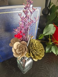 Image 3 of Olive and Gray Floral Reed Diffuser