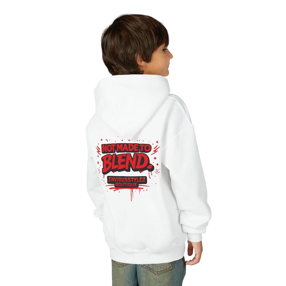 Image of Youth unisex  Heavy Blend Hooded Sweatshirt