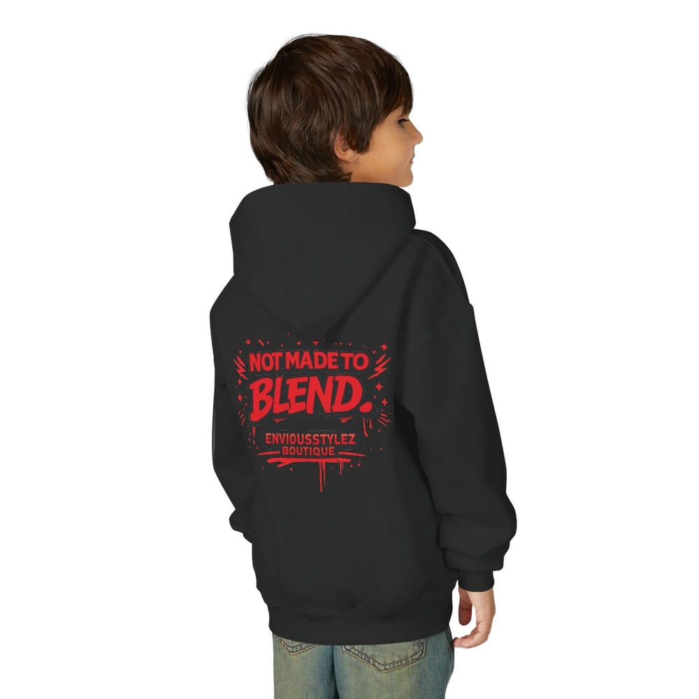 Image of Youth unisex  Heavy Blend Hooded Sweatshirt