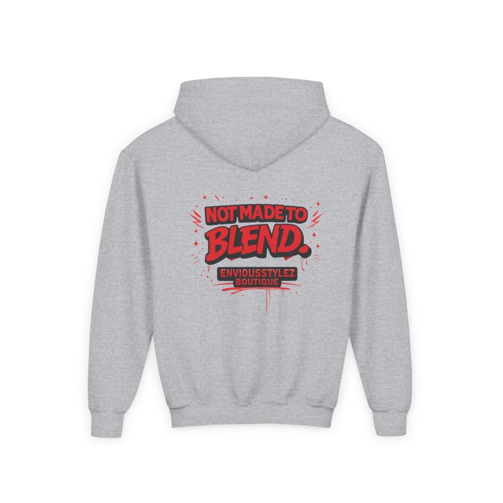 Image of Youth unisex  Heavy Blend Hooded Sweatshirt
