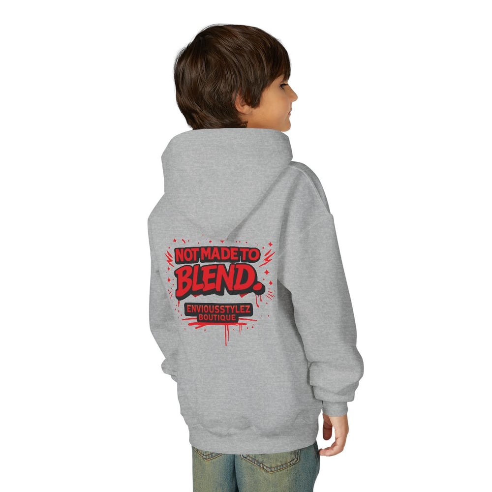 Image of Youth unisex  Heavy Blend Hooded Sweatshirt