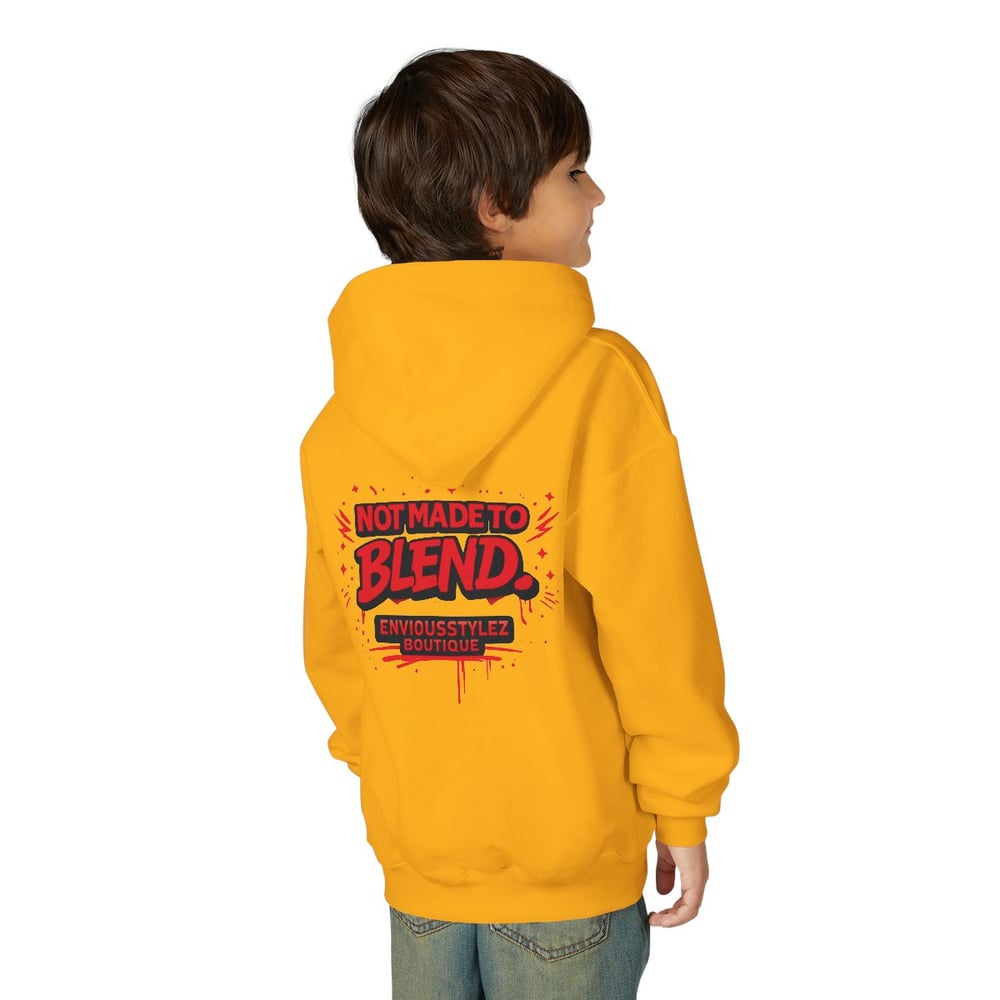 Image of Youth unisex  Heavy Blend Hooded Sweatshirt
