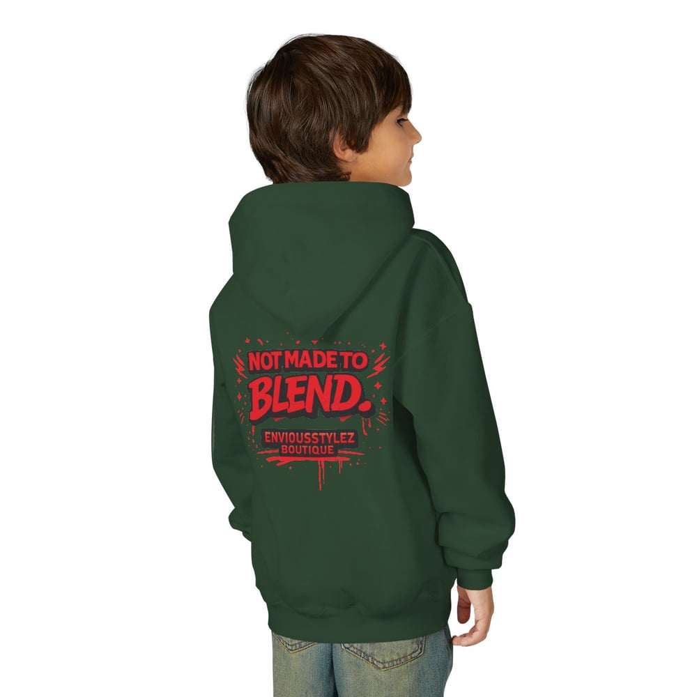 Image of Youth unisex  Heavy Blend Hooded Sweatshirt