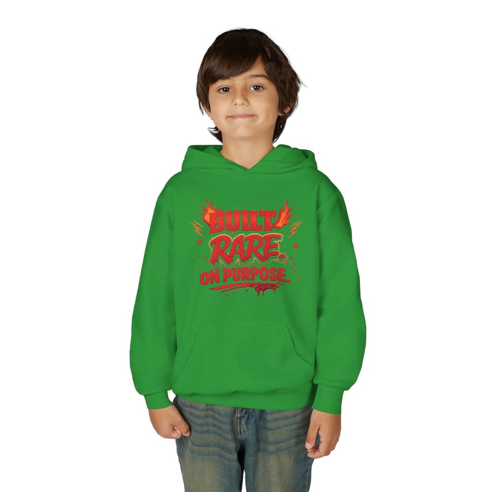 Image of Youth unisex  Heavy Blend Hooded Sweatshirt